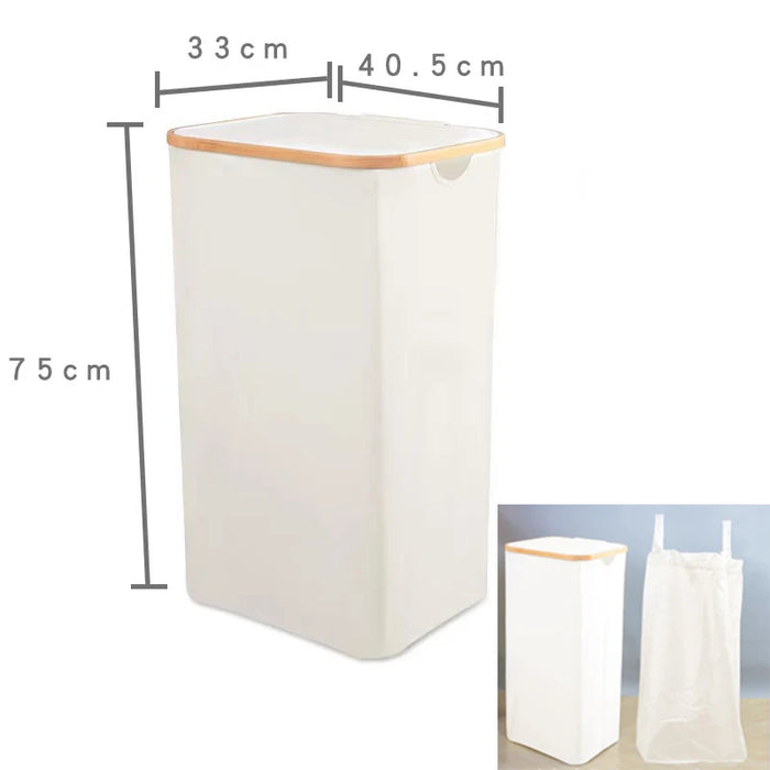 Large 100L Laundry Hamper with Lid