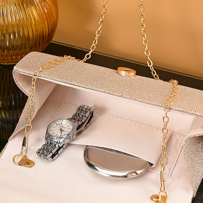 Luxury Rhinestone Evening Clutch Bag