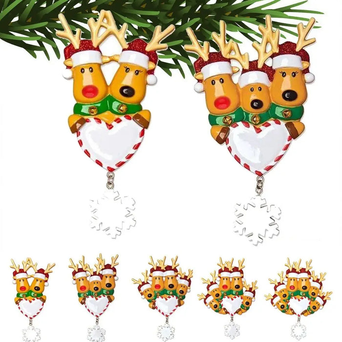 Personalized Family Christmas Tree Bauble.