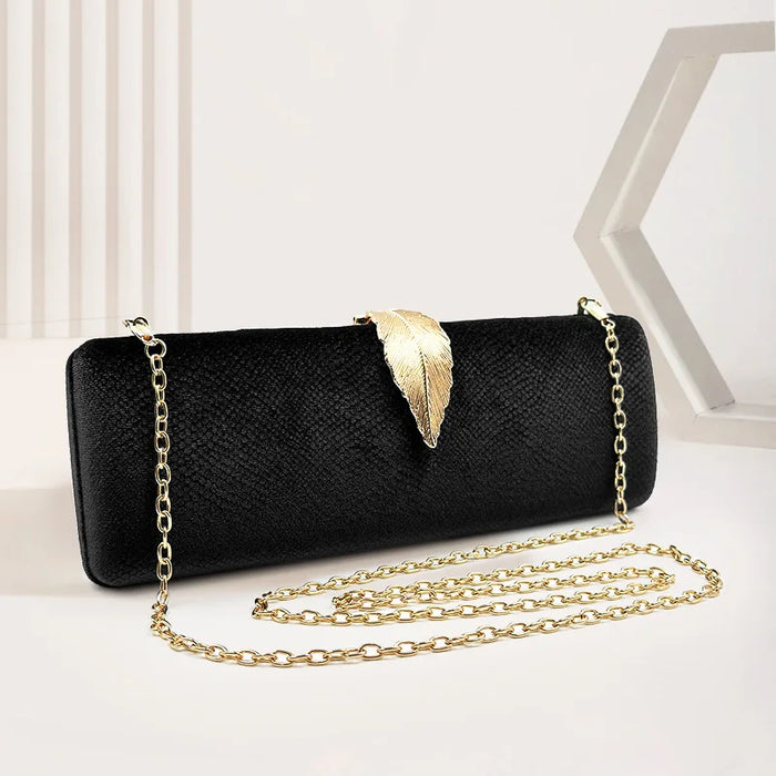 Luxury Elegant Black Evening Clutch