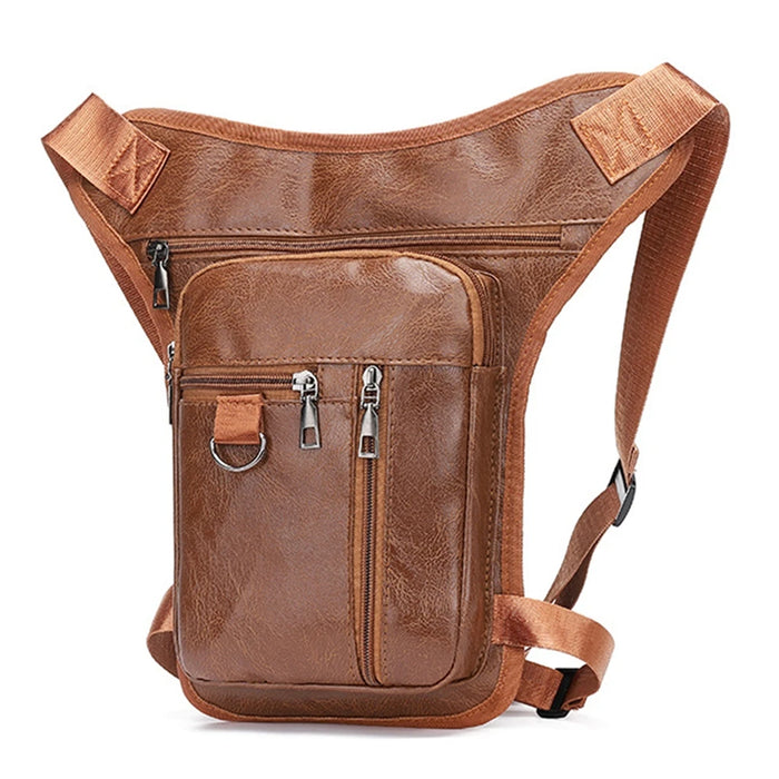Leather Drop Leg Bag