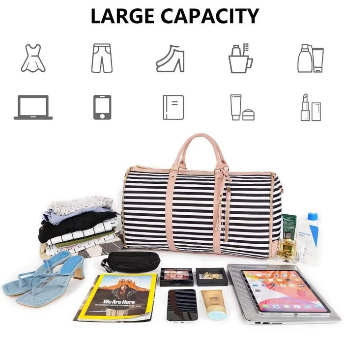 Foldable Travel Duffle — Large Capacity, Waterproof