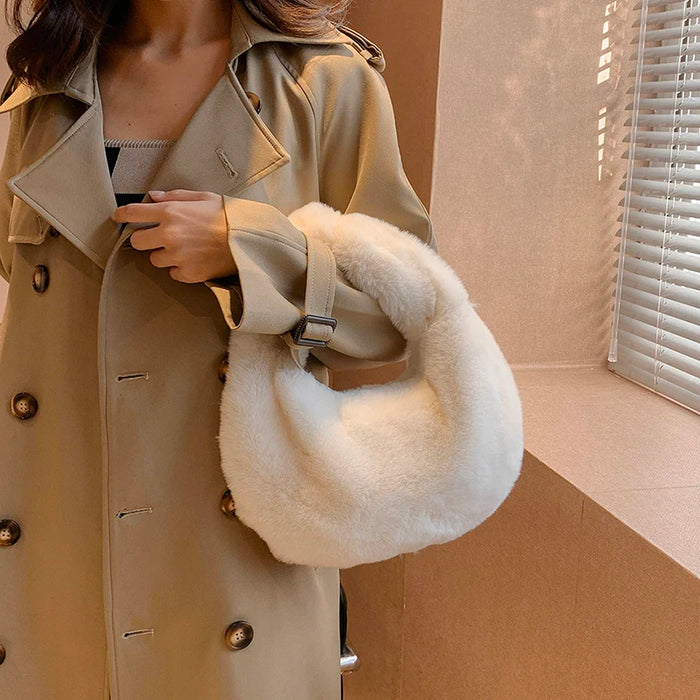 Shanti Roze Half Moon Bag