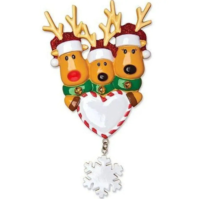 Personalized Family Christmas Tree Bauble.