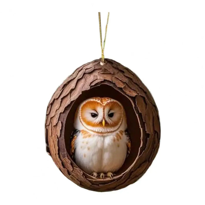 2D Acrylic Forest Christmas Ornaments.