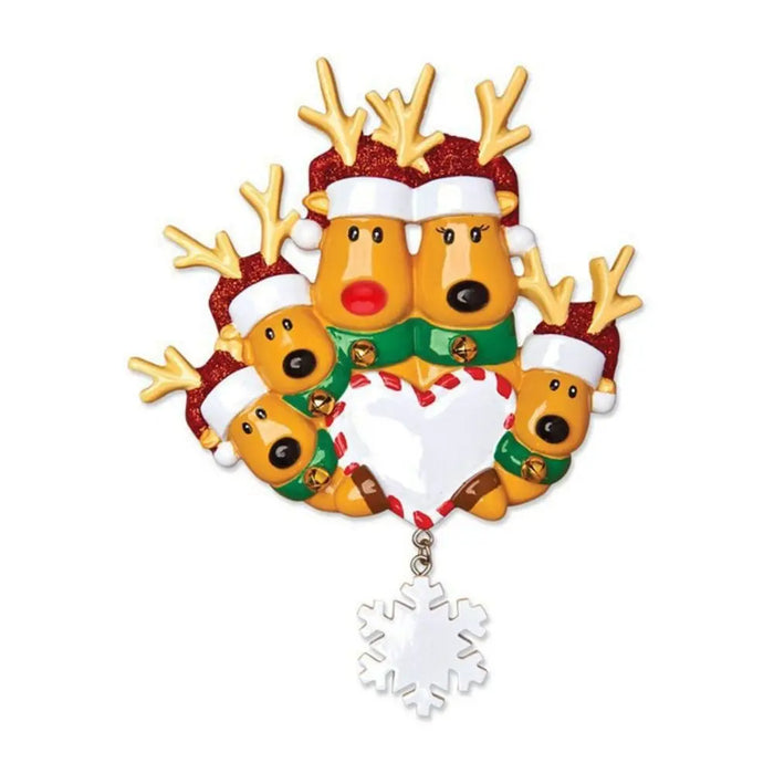 Personalized Family Christmas Tree Bauble.
