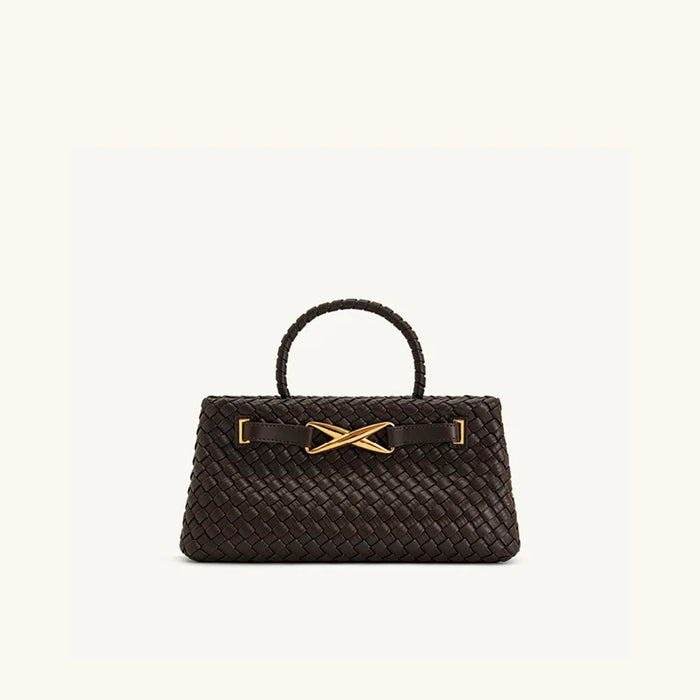 JW PEI Woven Bag Women's New Elora Hand-held Shoulder Messenger Bag French Niche High-end