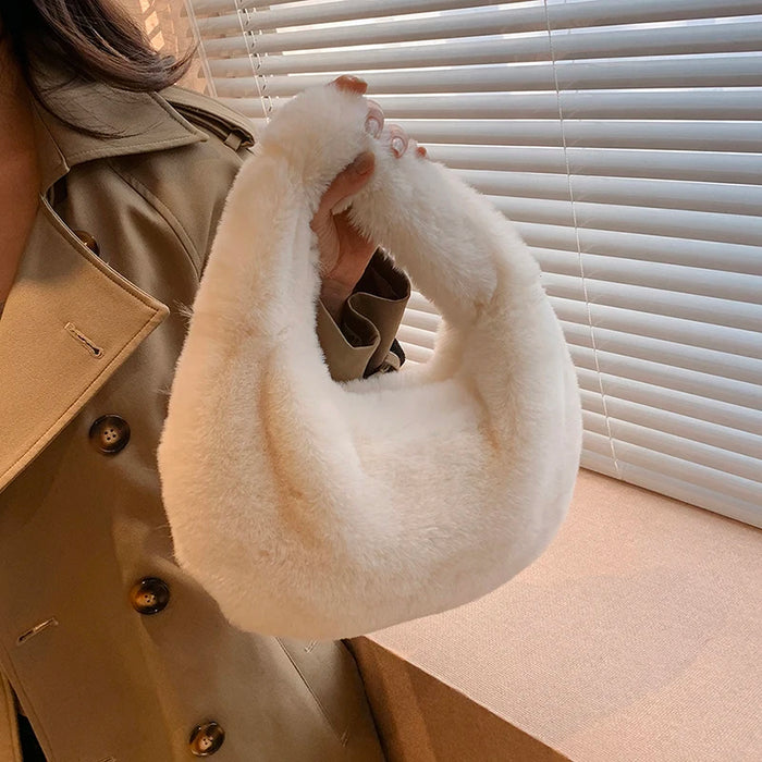 Shanti Roze Half Moon Bag