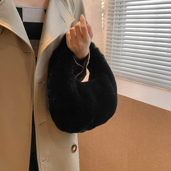 Shanti Roze Half Moon Bag
