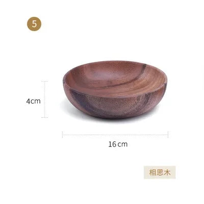 Natural Wooden Kitchen Bowl