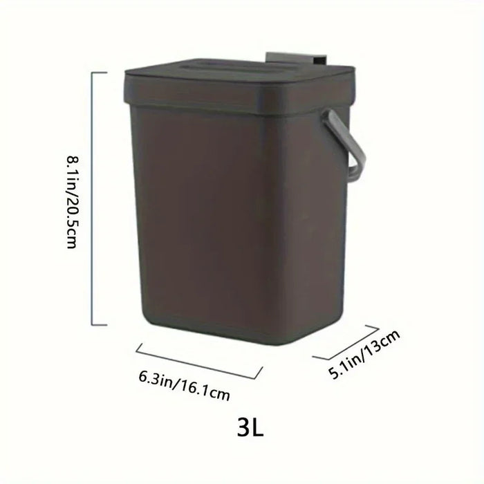 3L Kitchen Compost Bin with Lid