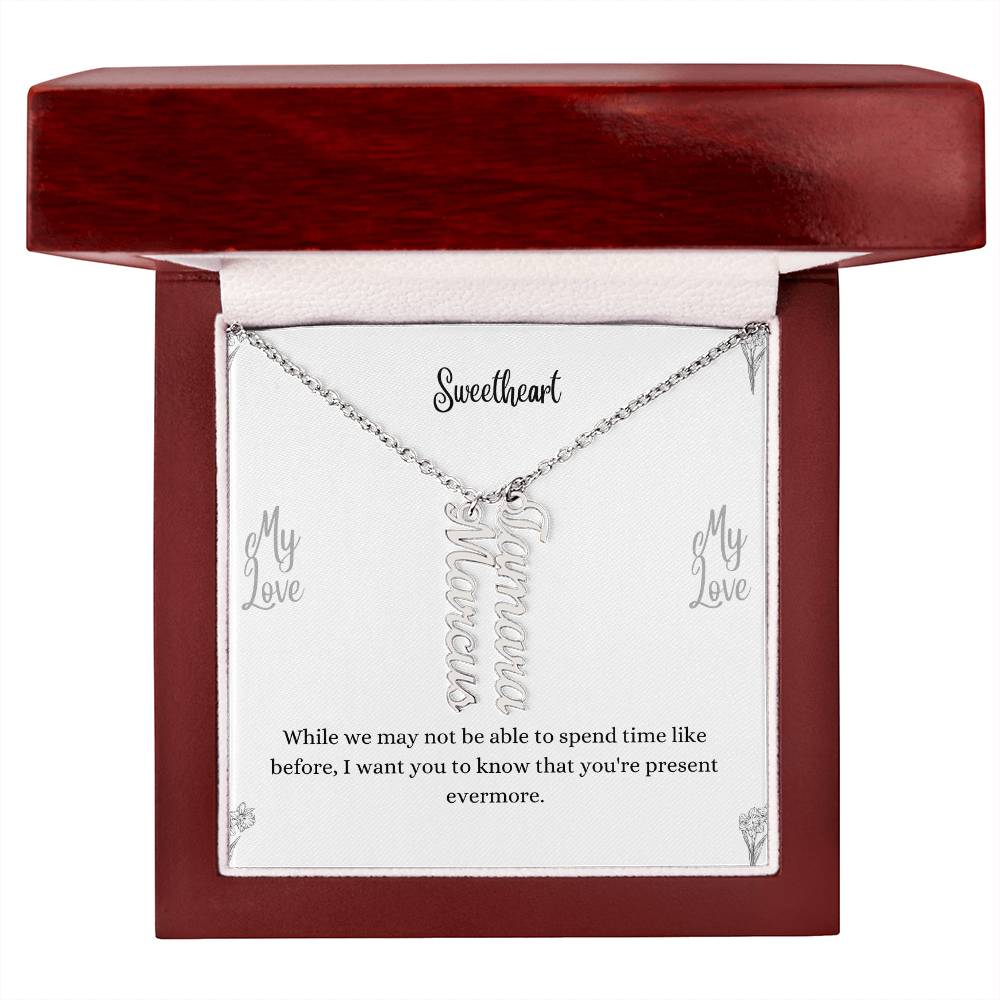 Personalized Vertical Name Necklace