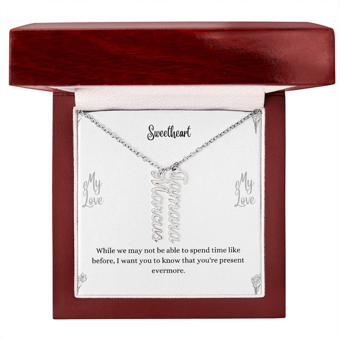 Personalized Vertical Name Necklace