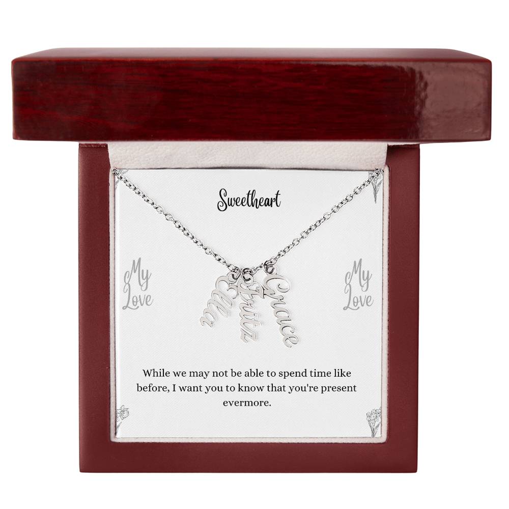 Personalized Vertical Name Necklace
