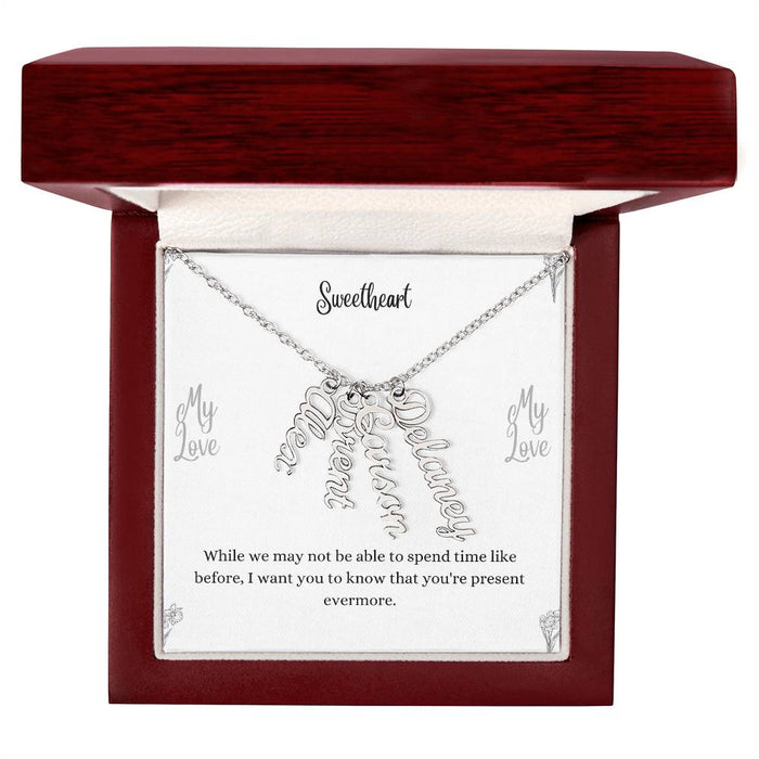 Personalized Vertical Name Necklace