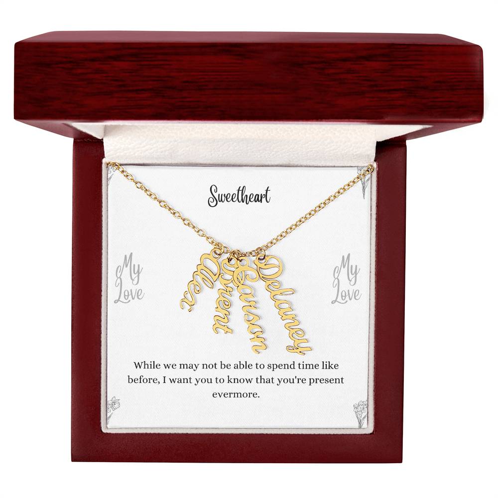 Personalized Vertical Name Necklace
