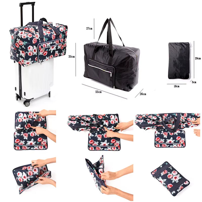 Women Travel Bags Large Capacity Folding Luggage Travel Handbags Duffle Bag Nylon Waterproof Storage Bag Travel Bag