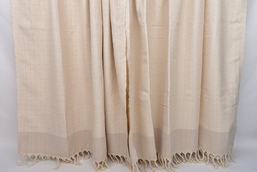 Organic Towel, Turkish Beach Towel, Beige Peshtemal, Diamond Towel, 40X71 Inches Quick Dry Towel, Bachelor Towel, Guest Towel,