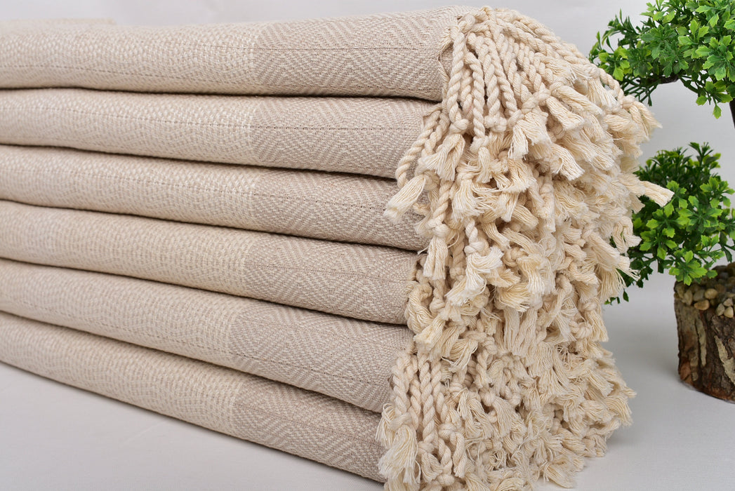 Organic Towel, Turkish Beach Towel, Beige Peshtemal, Diamond Towel, 40X71 Inches Quick Dry Towel, Bachelor Towel, Guest Towel,