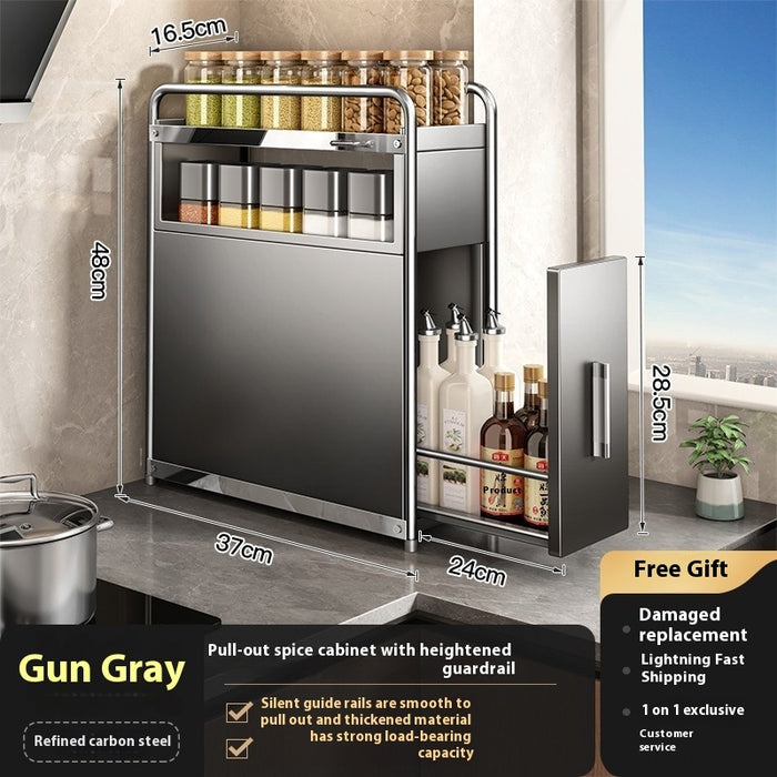 Pull-Out Multi-Layer Kitchen Storage Rack