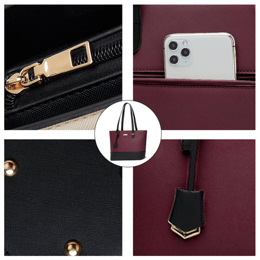 Satchel Purses and Handbags for Women Shoulder Tote Bags Wallets