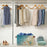 Storage Basket Tropical Sea Beach Starfish Seashell Storage Cube Box Durable Canvas Collapsible Toy Basket Organizer Bin with Handles for Shelf Closet Bedroom Home Office
