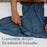Dream Sleeper with Swaddle, Wearable Unisex Blanket for Newborn – Bedtime Blue