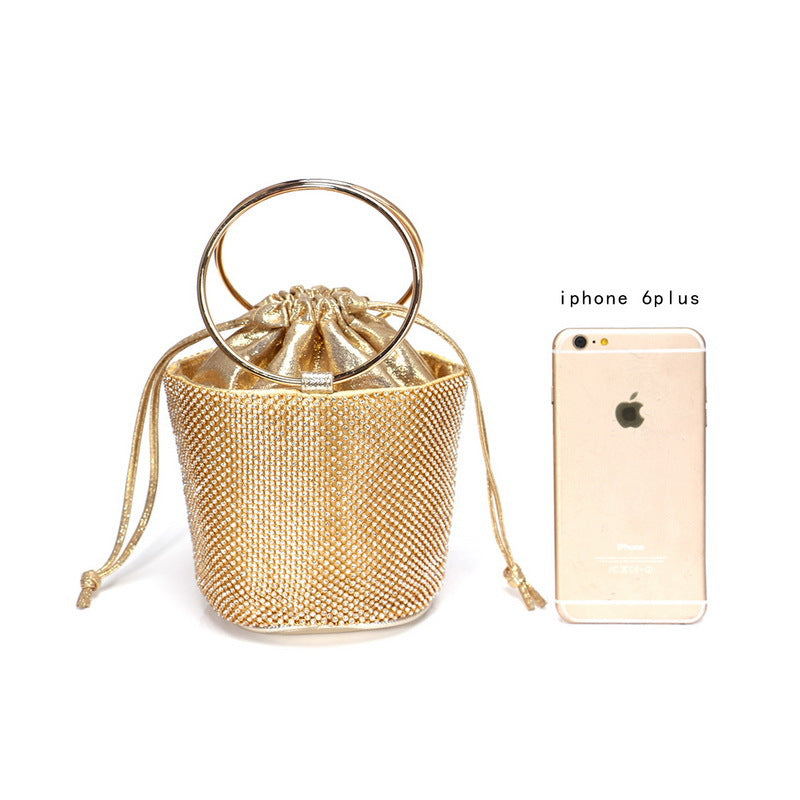 Diamond-Studded  Luxury Banquet Bag Hand Clutch Evening Bag