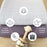 Organic Muslin Swaddle Blankets - 100% Cotton for Girl and Boy - Receiving Blanket - 2 Pack of Baby Swaddle Blankets for Gender Neutral Nursery (Mauve and Beige)