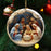 12pcs Handcrafted Wooden Nativity Scene Ornaments.
