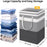 1Pack Large Laundry Basket 75L Each Waterproof Freestanding Laundry Hamper Collapsible Tall Clothes Hamper with Extended Handles for Clothes Toys in the Dorm and Family-Gradient Grey