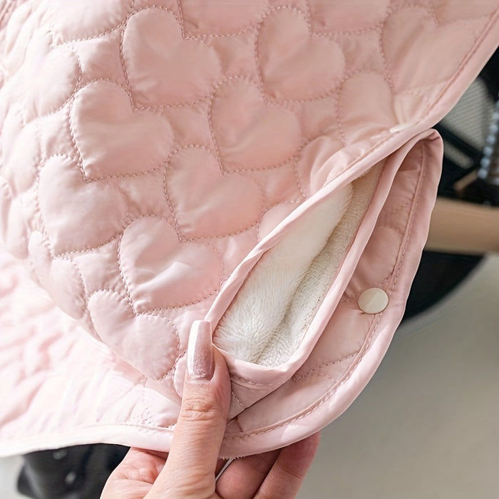 Wearable Heart Quilted Baby Blanket