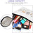 Cat Gifts for Women - Cat Makeup Bag with Zipper for Cat Mom Gifts Cosmetic Bag Cat Gifts for Cat Lovers,White (Cat-03, One Size), ONOGE12