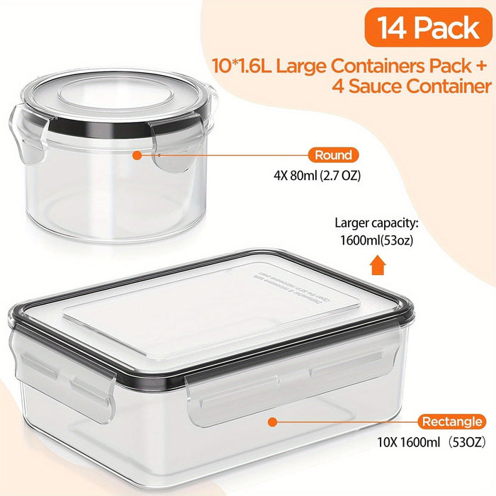 8/14-Piece Food Storage Containers with Lids