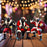 12pcs African American Christmas Ornaments Set.