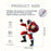 4pcs African American Christmas Ornaments Pendant Set for Tree & Decor.