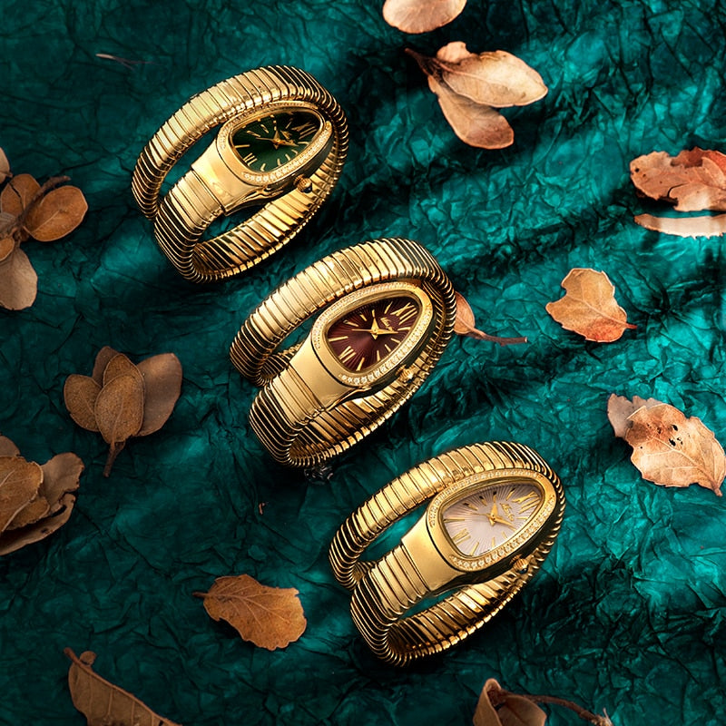 Women's Watches Snake Shape Luxury Wrist Watch