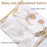 Soft & Breathable Baby Swaddle Blanket for 3-6 Months, Organic Cotton Baby Sleep Swaddle Sack, Infant Swaddle Bag for Baby 3-6 Months with Baby-Friendly Hook & Loop Fatsener