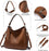Hobo Handbags Bags Purses for Women Leather Purses and Handbags Pocketbooks Large Crossbody Shoulder Tote Bags