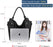 Tote Bag for Women PU Leather Shoulder Bags Fashion Hobo Bags Large Purse and Handbags with Adjustable Shoulder Strap