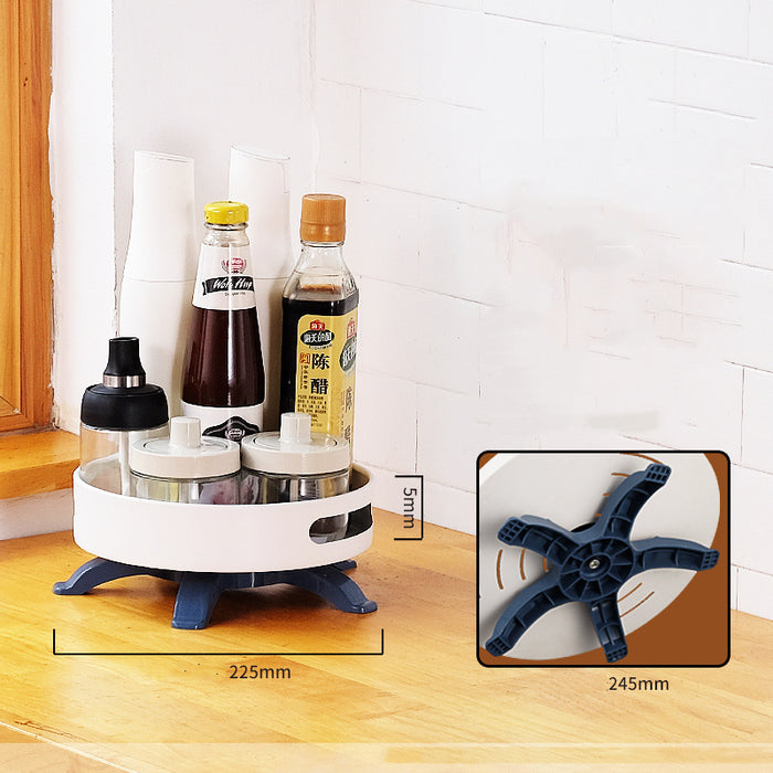 Rotating Double-Layer Seasoning Rack