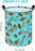 Round Laundry Hamper Storage Basket Laundry Organizer Hamper Storage Bins Clothes and Toys Box Nursery Hamper Gift Basket for Kids with Handles