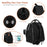 Diaper Bag Backpack With Changing Station, Baby Diaper Bags, Baby Shower Gifts, Multifunctional Diaper Backpack, Pacifier Case, Large Capacity, Black