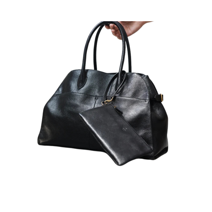 Vintage Cowhide Shoulder Handbag