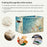 Storage Basket Tropical Sea Beach Starfish Seashell Storage Cube Box Durable Canvas Collapsible Toy Basket Organizer Bin with Handles for Shelf Closet Bedroom Home Office