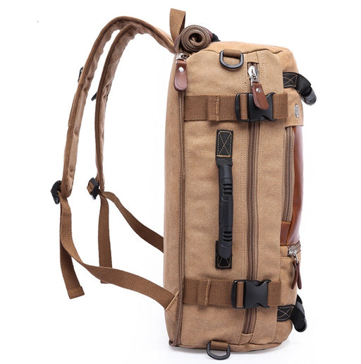 KAKA Vintage Canvas Travel Backpack