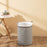 Waterproof Fabric Laundry Hamper Collapsible, 22 Inch Tall Grey Thickened Canvas Dirty Clothes Hampers for Bedroom, Kids Room Storage