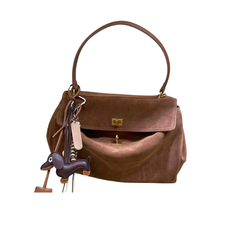 New Frosted Cowhide Handbag