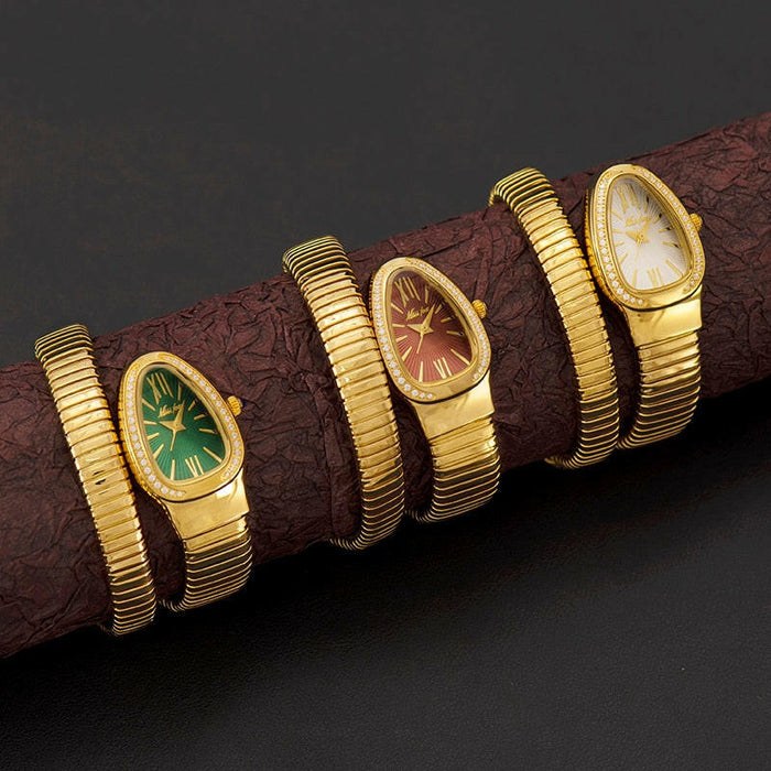 Women's Watches Snake Shape Luxury Wrist Watch