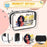4 Pcs African American Makeup Bag Gifts for Black Women Clear Travel Toiletry Bag Zippered Funny Cosmetics Pouch Multi Purpose Organizer for Women Inspirational Gifts